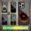 Vinyl Record DJ Art For iPhone 15,Mini,13,Max,11,12,Pro,16,17,14,Plus,For Magsafe,Magnetic Wireless Charging Case