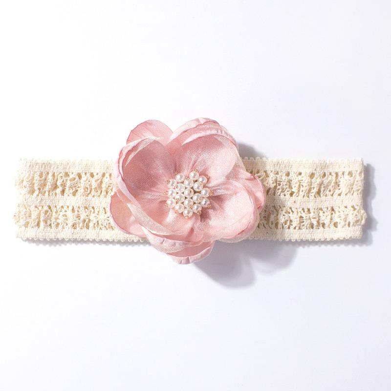 New baby head flower, cute flower baby lace elastic headband, children's hair accessories headgear