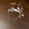 Elegant Bridal White Shell Pearl Necklace Wedding Dress Accessory