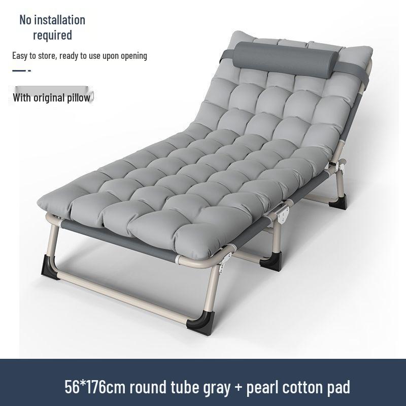 Multifunctional Single Bed Recliner: Perfect for Caregivers, Naps, Offices, Camps, and Rentals - Foldable and Compact.
