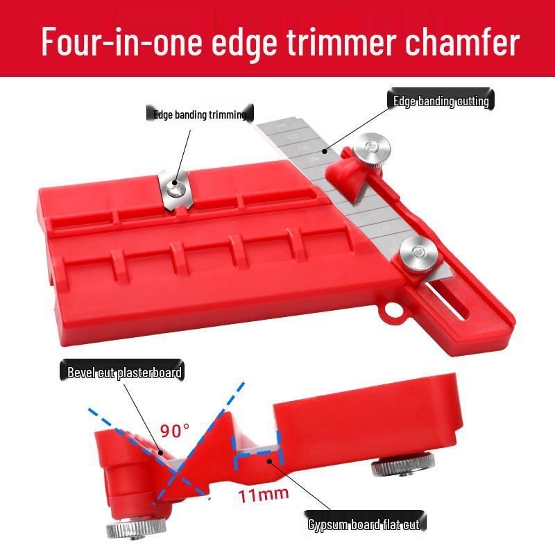 Gypsum Board 45° V-Groove Chamfering Knife for Woodworking Edge Banding and Beveling.