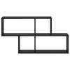 1 Piece of Creatively Designed Wall-mounted Storage Display Rack Suitable for Displaying Books, Plants or Decorations, 100x20x53 Cm