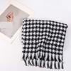 Plaid Y2K Checkered Scarf Korean Style Winter Cashmere Shawl Knitted Houndstooth Scarf  Women/Men
