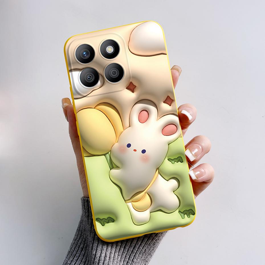 For Huawei Honor X8b 6.7" Case Cute Rabbit Panda Soft Silicone Cover For Honor X8B X 8b LLY-LX1 LLY-LX2 LLY-LX3 Phone Case Funda