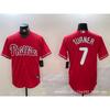 Philadelphia Phillies MLB Baseball Jersey T-Shirt Unisex Short Sleeve Embroidered Fan Apparel