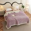 Chessboard Getafur Lamb Fleece Blanket Thickened Autumn and Winter Keeping Warm Sofa Blanket Can Be Used As A Bed Sheet