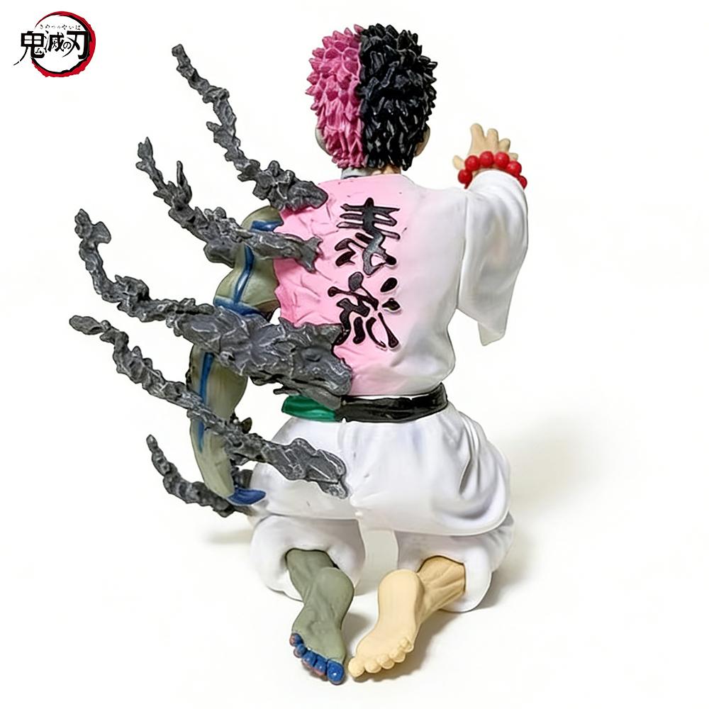14cm Anime Demon Slayer Akaza Hakuji Figurine Modèle Poupée Figurine d'Action PVC Décoration Ornement de Bureau Périphérique Jouet