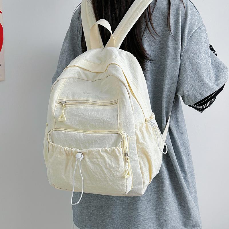 Student's Large Capacity Schoolbag Women's Lightweight Backpack