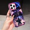 AOT Eren Yeager Jelly Double layer Rose Red Mobile Phone Case for iPhone 17 16 15 14 13 12 11 Air Pro Max Plus Protective