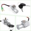 Battery Cylinder Lock Motorcycle Battery Locks Tricycle Electrombile Battery Accessories with 2 Key Motorcycle Ignition Lock