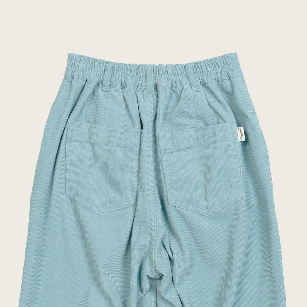 CHIQUITA [24 Winter] 5-Pocket Pants (Corduroy) Gray Blue 244501Sgb