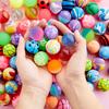20Pcs 32Mm Rubber Bouncy Balls For Kids Mixed Pattern Party Favors Classroom Carnival Prizes Birthdays Gifts Balle Rebondissante