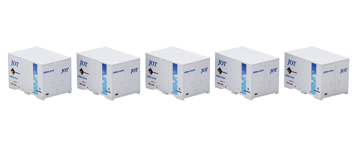 

TOMIX N Масштаб Частный контейнер типа UR19A-3000, Японские нефтяные перевозки, Зона голубого неба, Набор из 5 штук, 3306, Принадлежности для железной дороги-модели