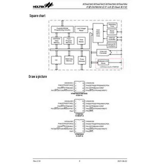 HT66F0025 SOP-8 Microcontroller - Brand New Original