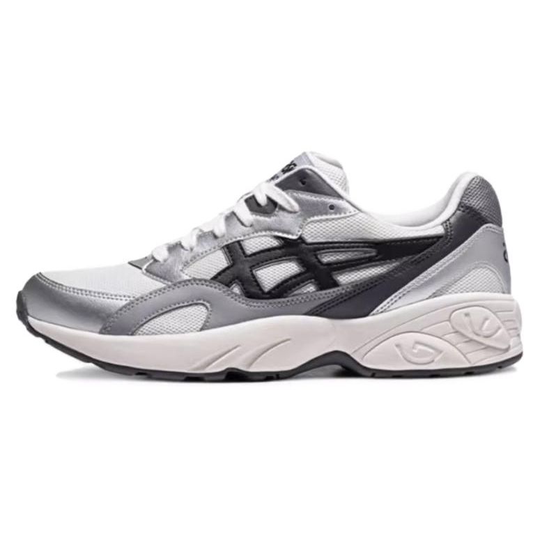 Asics Gel-Pacer Bequeme Tägliche Low-Top Lifestyle Schuhe Unisex Sneaker Silber 1203A486-100