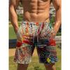 Fashion Men's Shorts 3D Animal Color Printed Animal Shorts