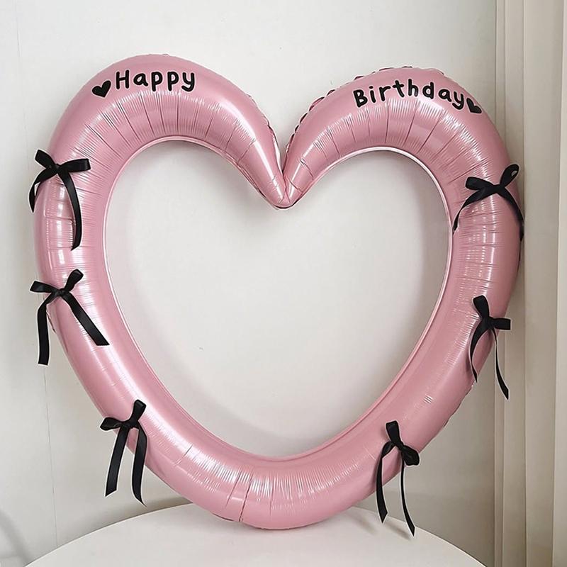 Heart Balloon Accessorie Birthday Party Ballon Decoration Cute Love Ballons Baby Shower Party Gifts Wedding Ballons Ornament