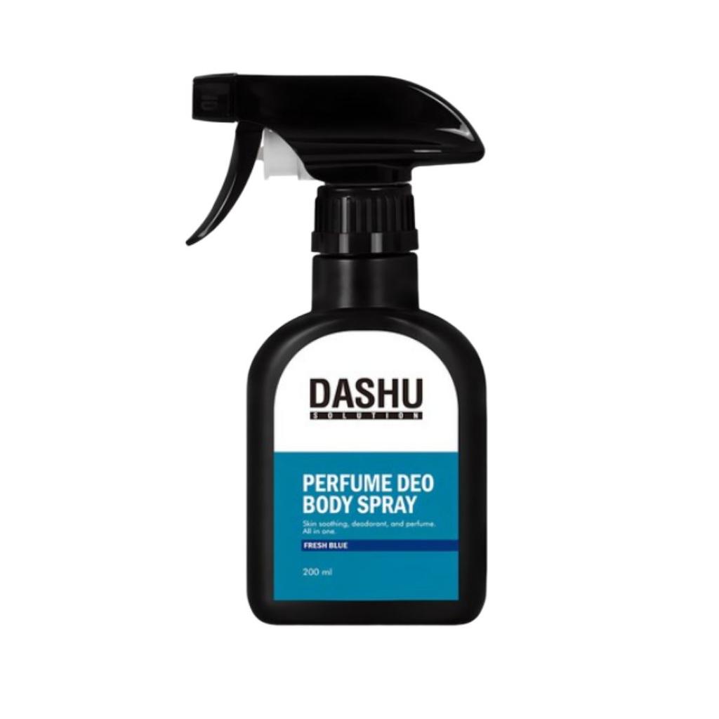 DASHU Solution Perfume Deo Body Spray Fresh Blue Long-Lasting Fragrance 200ml
