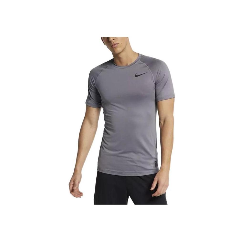 Nike Pro Breath Hurtigtørkende Kortarmet Rundhals T-skjorte Herre Topper Grå AO1804-056