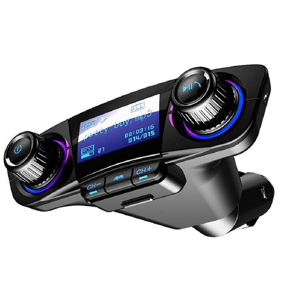 12V Bluetooth Handsfree Car Kit Fm Transmitter Radio Mp3 Player Usb Charger Aux