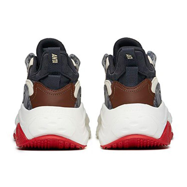Anta Mix 4.0 Non-Slip Wear-Resistant Low-Top Casual Shoes Men Sneakers Yellow White Gray 112218812-6