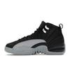 Air Jordan 12 Retro GS Barons Kids Sneakers Black Wolf-Grey White 153265-010