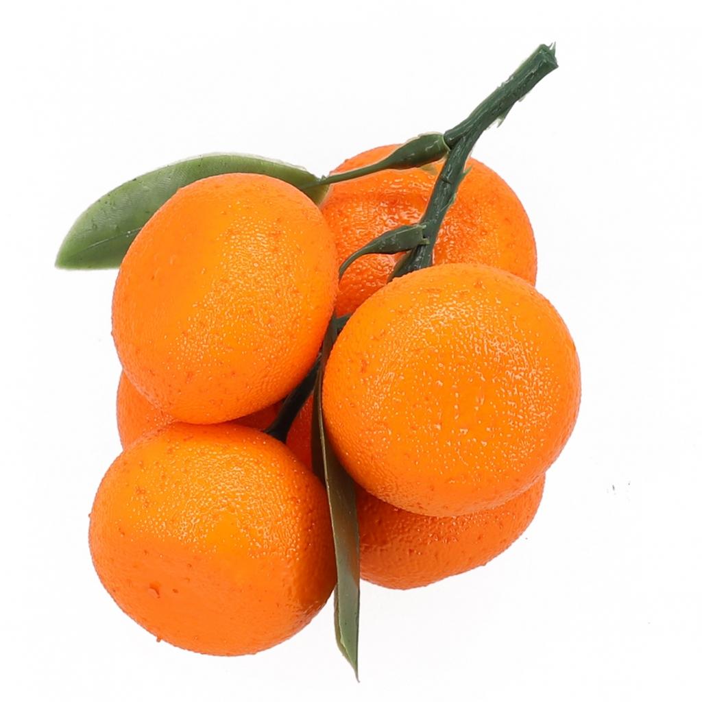 Foam Artificial Tangerine Orange Fruit Fake Decoration Display Realistic