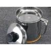 Bacon Grease Container Kitchen Oil Container Can with Strainer for Store Meat Frying Oil and Cooking Grease Storage