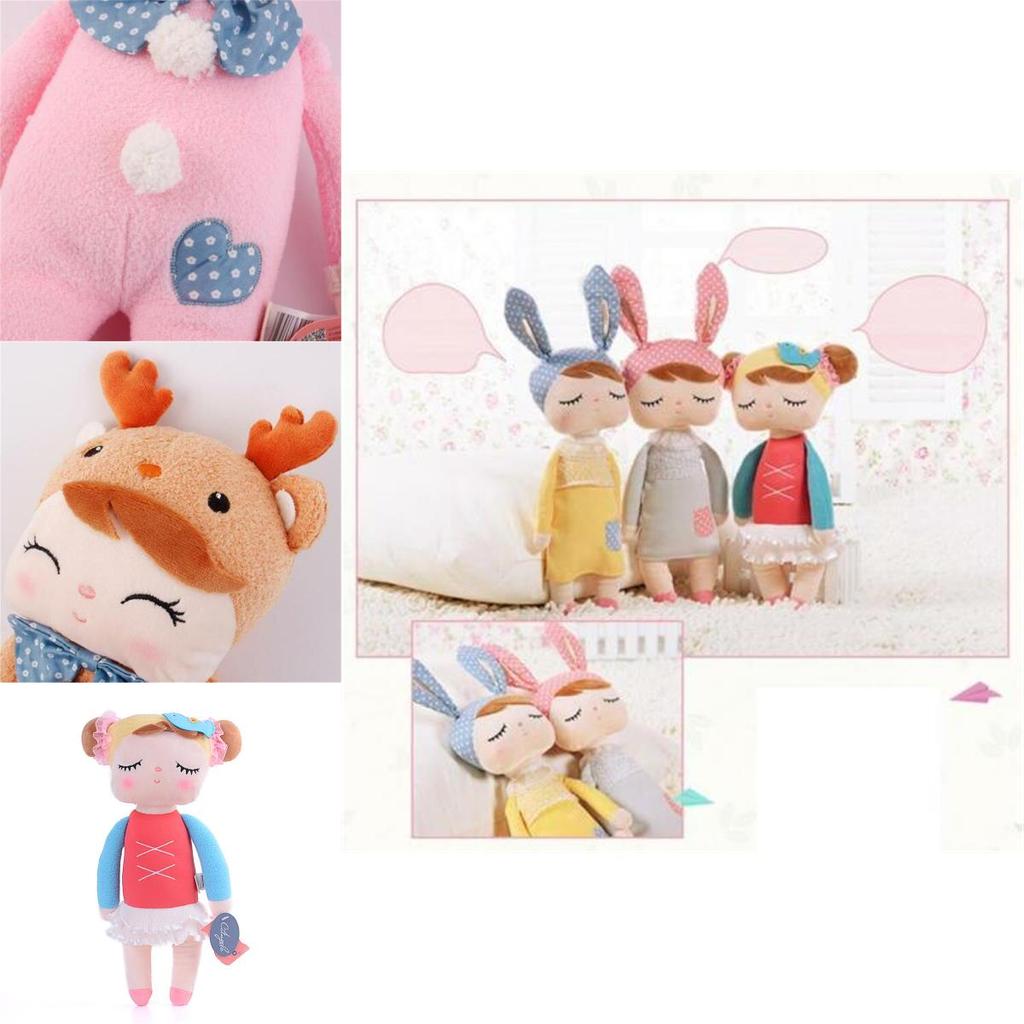 Metoo Angela Plush Toy Bunny Soft Stuffed Doll Perfect Gift For Kids And Home Decorations