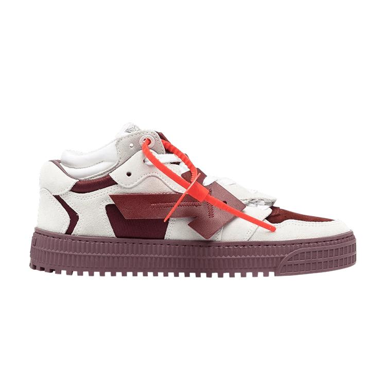 

Off-White 3.0 Low Белые Бордовые Женские Кроссовки OWIA181E20LEA0010128 36