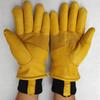 1 Pair Faux Leather Work Gloves Winter Waterproof Thermal Insulated Welder Gloves Fleece Lining Elastic Cuffs Warm Mittens