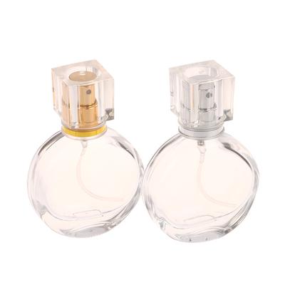 25 ml Glasparfümflasche Transparentes Sprühfläschchen Leere Parfümflasche Kosmetikbehälter für Reisen
