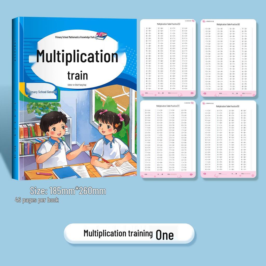 9x9 Multiplication Table: Primary School Math Training for Multiplication, Division, Addition, Subtraction within 100