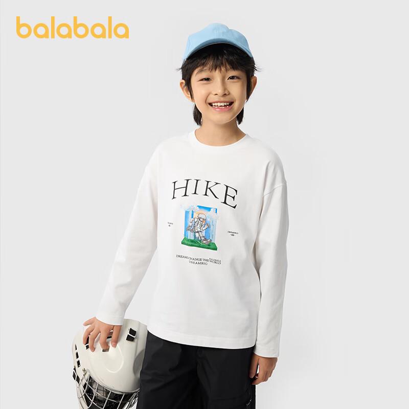 Balabala Boys' Striped Long-Sleeve T-Shirt