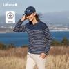 T-shirt rayé à manches longues pour femme