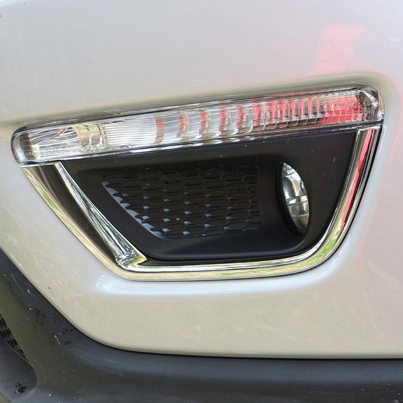 Für Jeep Compass 2017 2018 2019 2020 Zieraufkleber für Nebelscheinwerfer vorne 2 Stück Nebelscheinwerferabdeckung Styling-Zubehör