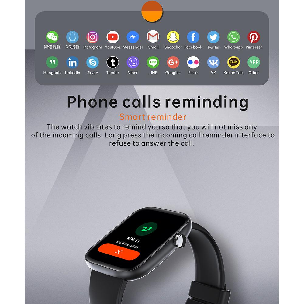 Smartwatch Herren Sport Smartwatch Damen Blutsauerstoff Herzfrequenz Körpertemperaturmonitor Wetter Musikwiedergabe Für Ios Android