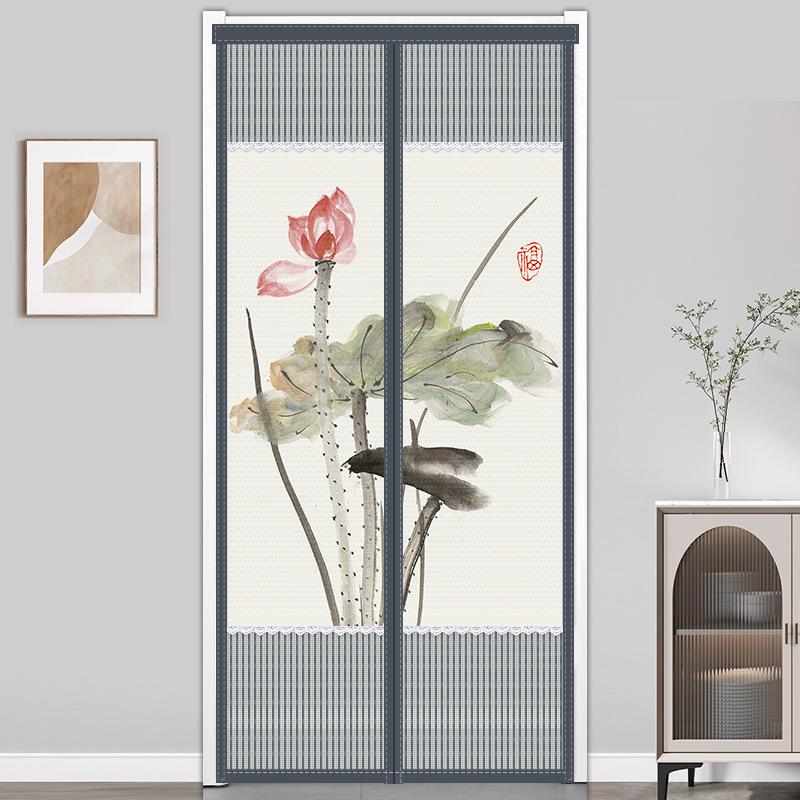 Mosquito-proof Door Curtain, No Drilling Required, Home Privacy Partition Curtain, Magnetic Mesh Curtain for Entrance Doors