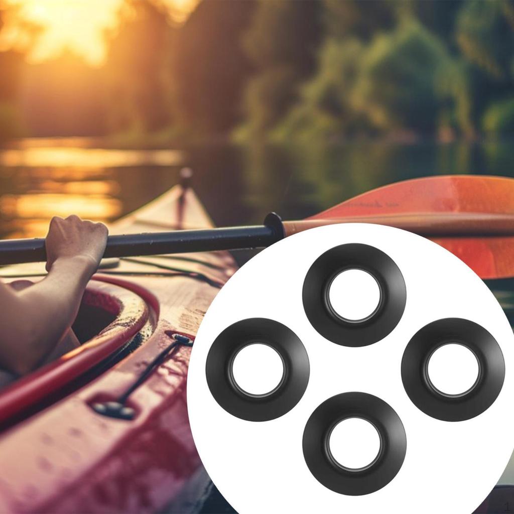 4 Kayak Paddle Drip Rings for Oar Protection And Maintenance