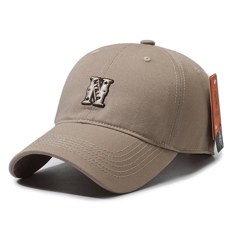 New Baseball Cap Embroidered Soft Top N Sports Sunscreen Men's and Women's Sun Hats Breathable Versatile Casual Cap