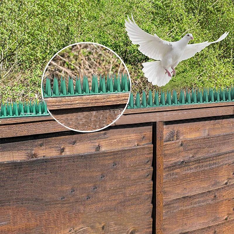 Stainless Steel Anti-Birds Spikes Repeller Deterrent Anti Pigeon Spikes Thorn On Balcony Eaves Sills Bird Proof Nails For Garden