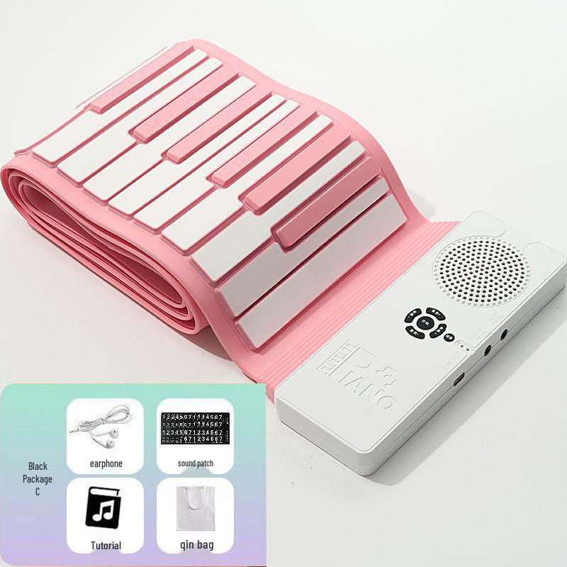 Smart 88-Key Foldable Electronic Piano Keyboard for Beginners - Portable and Multifunctional