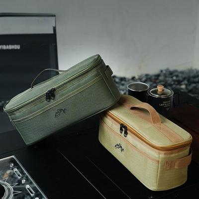 Sac de rangement isotherme pour vaisselle d'extérieur Sac de rangement multifonctionnel pour ustensiles de cuisine de camping Bols et baguettes Sac de rangement anti-éclaboussures