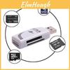 Sleek And Compact 4 In 1 Usb Card Reader Multi-functional Sd Tf Ms M2 For Computers