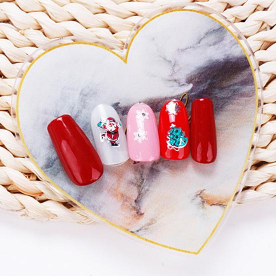 Nail Color Palette Natural Multi-functional Acrylic Stylish Nail Art Display Plate for Home