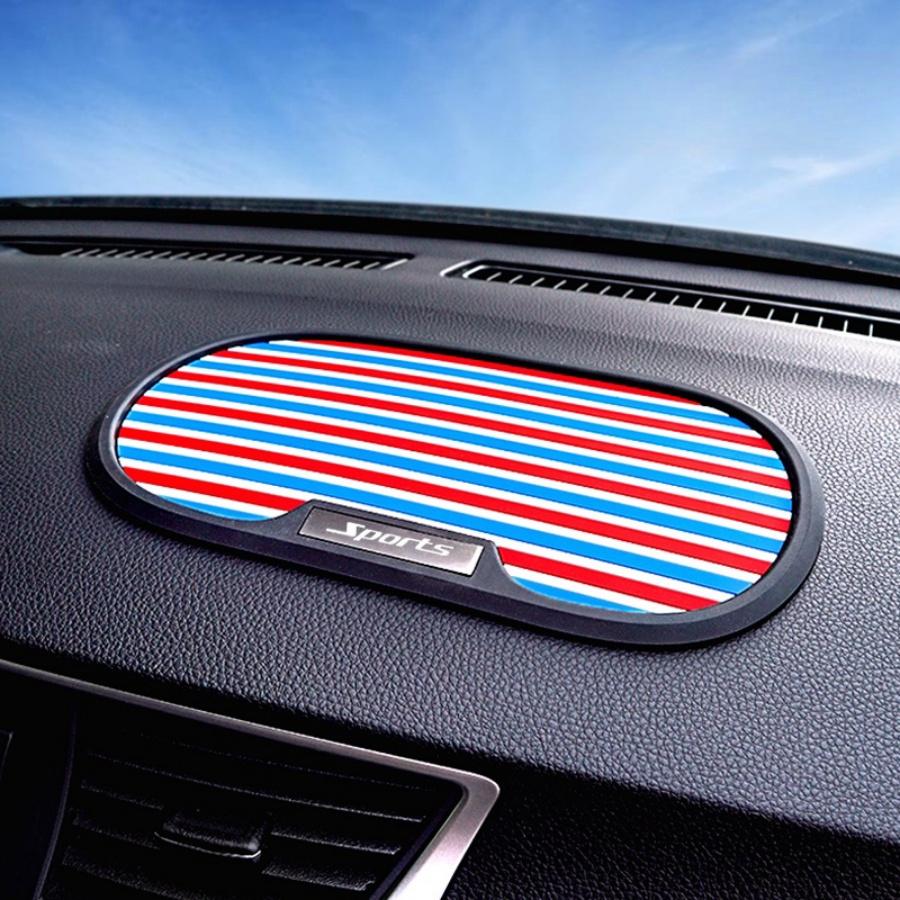 

Противоскользящая накладка на приборную панель автомобиля, материал ПВХ, многоцелевая противоскользящая накладка, брелок для телефона, термостойкая, для салона автомобиля синий