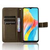 For Oppo A18 4G/A38 4G Leather Phone Case Stand Diamond Texture Protective Phone Cover