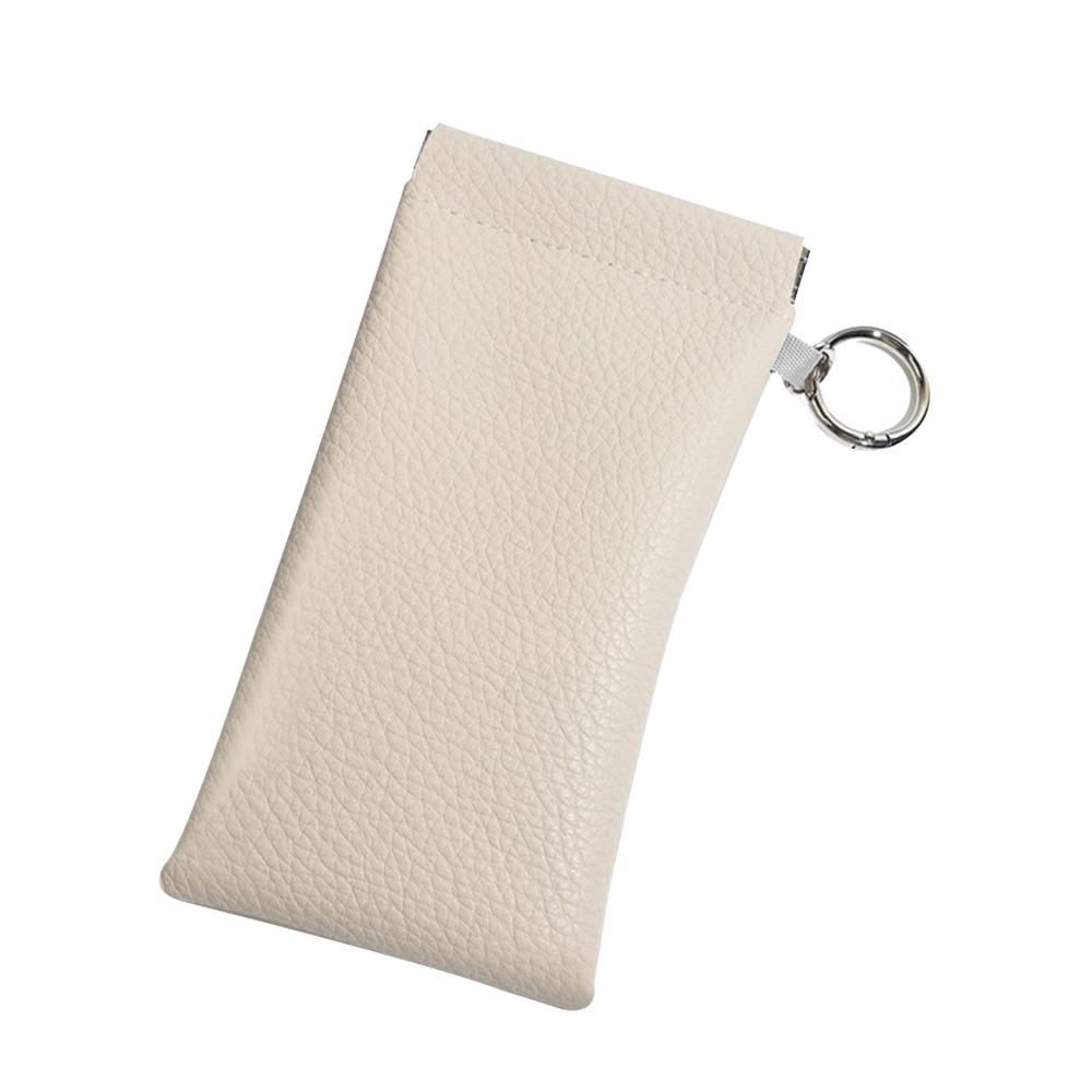 With Glasses Cloth Glasses Bag Soft PU Automatic Closed Sunglasses Case Waterproof Protective Cover Eyewear Pouch