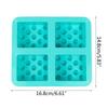 Silicone Soap Molds for Soap Making Rectangle 4 Cavity Epoxy Resin Mold for Adult and Kids Easy to Clean Soap Mold Craft