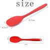 4Pcs Silicone Spoons Set Long Handle Mixing Spoons Heat Resistant Soup Spoon Baking Serving Spoon Tableware Kitchen Accessories